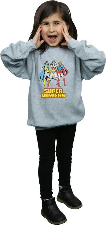 Produktbild Wonder Woman Super Power Group Sweatshirt Mädchen (116)