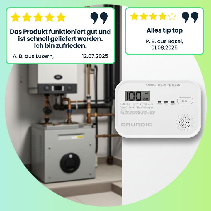 Actual product image Grundig Kohlenmonoxid-Melder