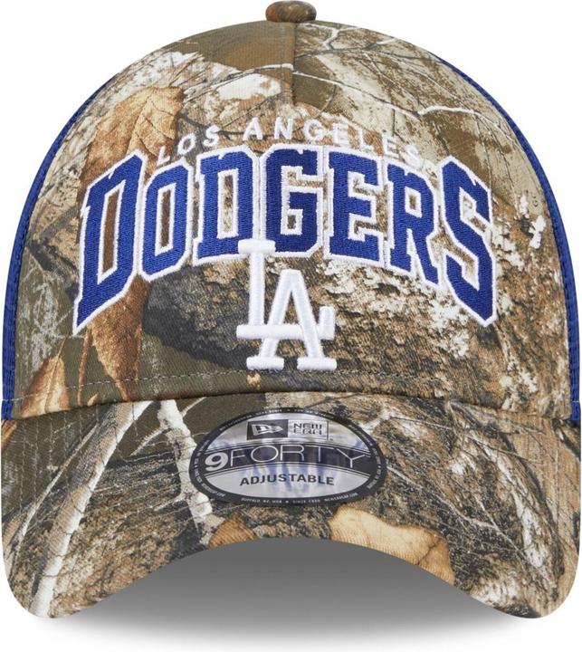 Produktbild New Era A-Frame Trucker Cap - Los Angeles Dodgers real tree (One Size)