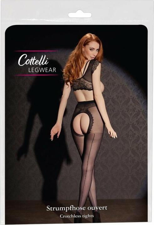 Produktbild Cottelli Collection Strumpfhose Ouvert, Mit Ziernaht