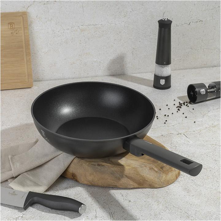 Image du produit BerlingerHaus Haus Wok Bratpfanne Ø 28 cm Anthracite Collection (28 cm, Poêle à frire, Aluminium)