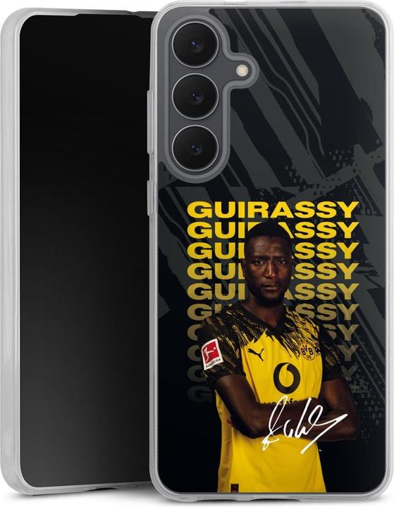 Produktbild DeinDesign Handyhülle für Samsung Galaxy S25 FE Silikon Hülle Case Smartphone Schutzhülle BVB Borussia (Samsung Galaxy S25 FE)