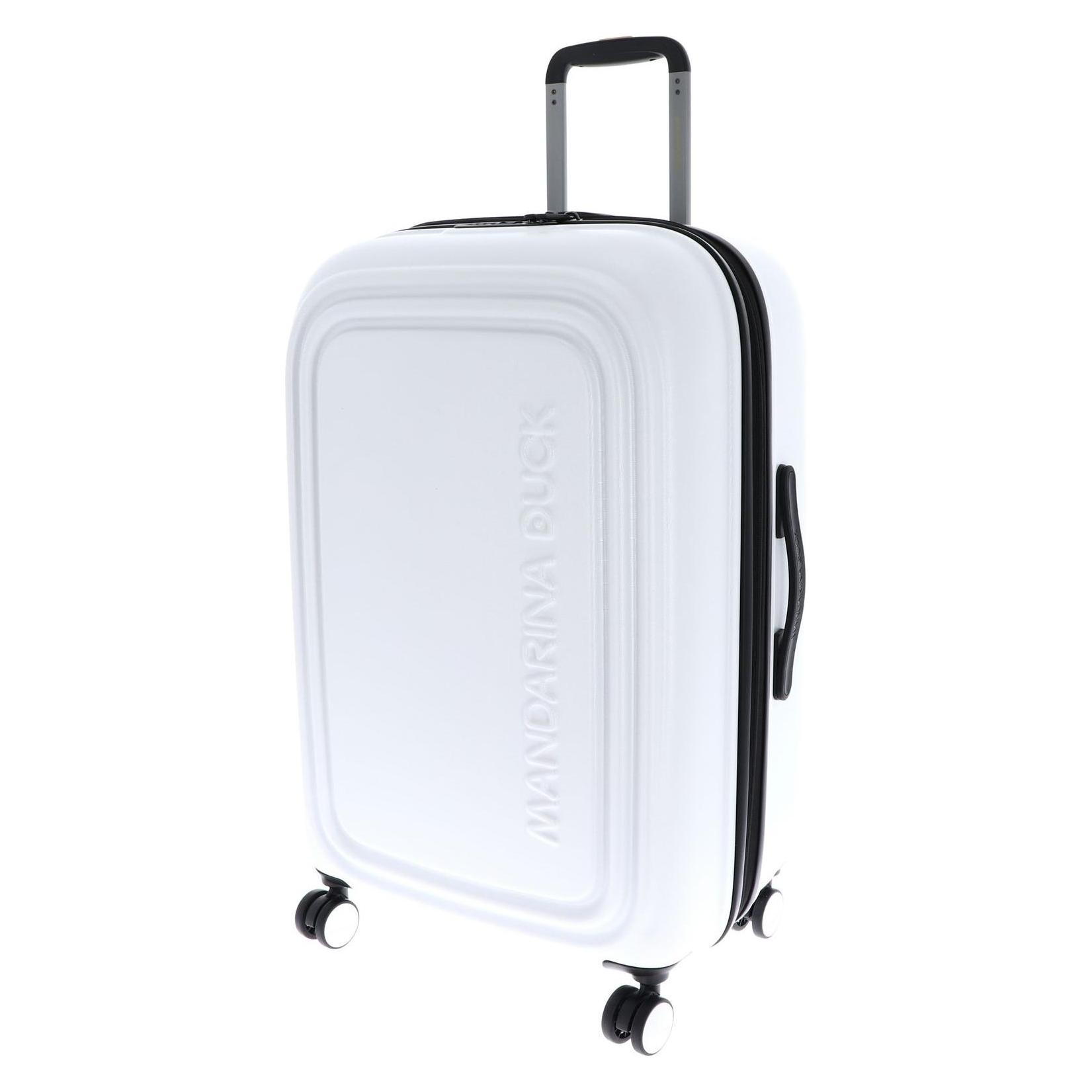 Étiquette De Bagage MANDARINA DUCK Logoduck + Adresse, Duck Yellow, Neuve