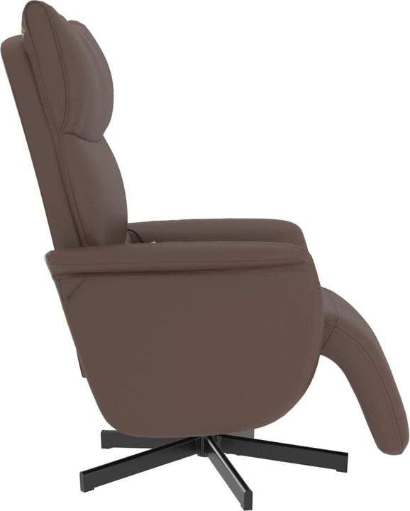 Produktbild VidaXL Massagesessel mit Fussteil Braun Kunstleder,Farbe