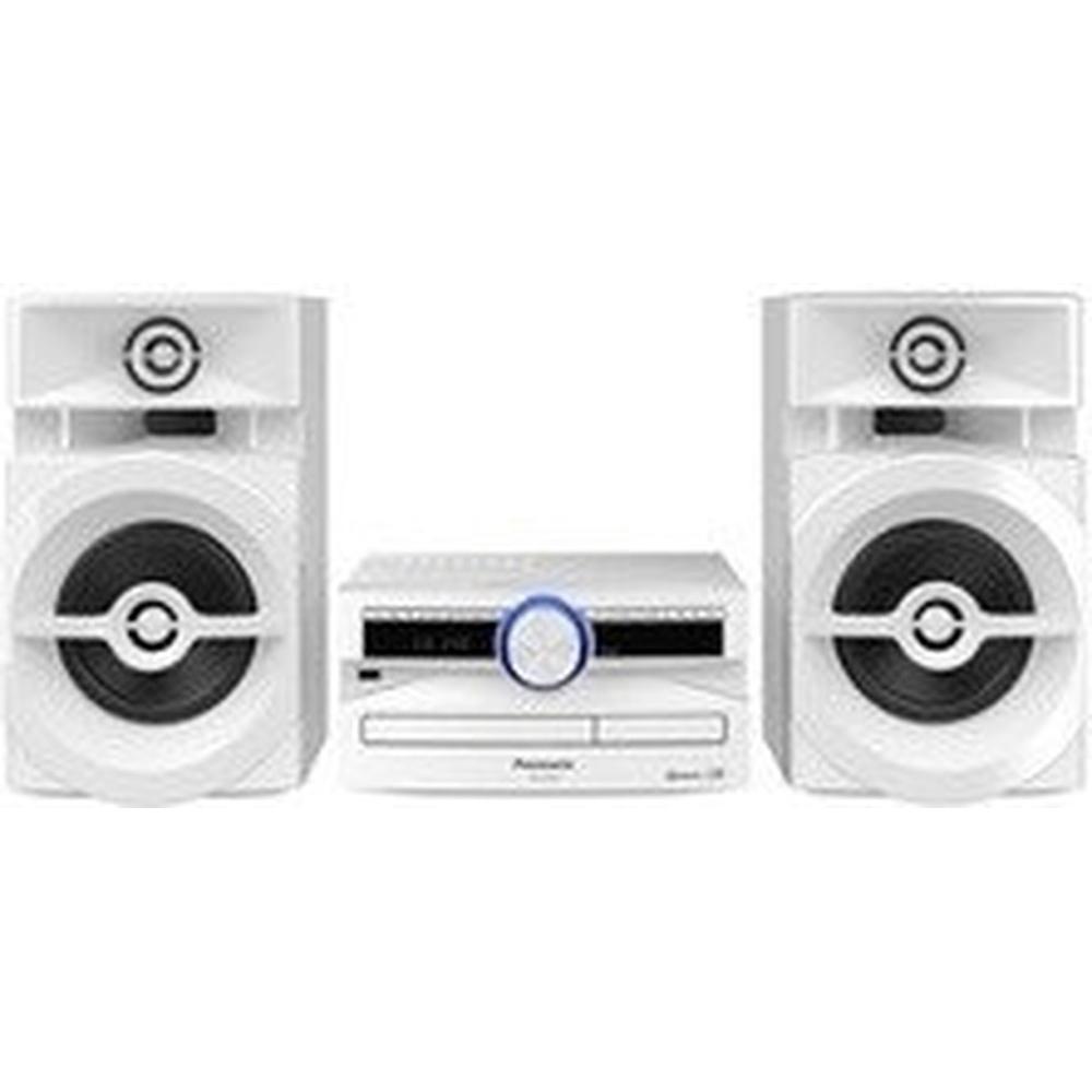 Panasonic SC-UX100 Home Audio System (Bluetooth, CD Player, 1x 300 W), Stereoanlage, Weiss
