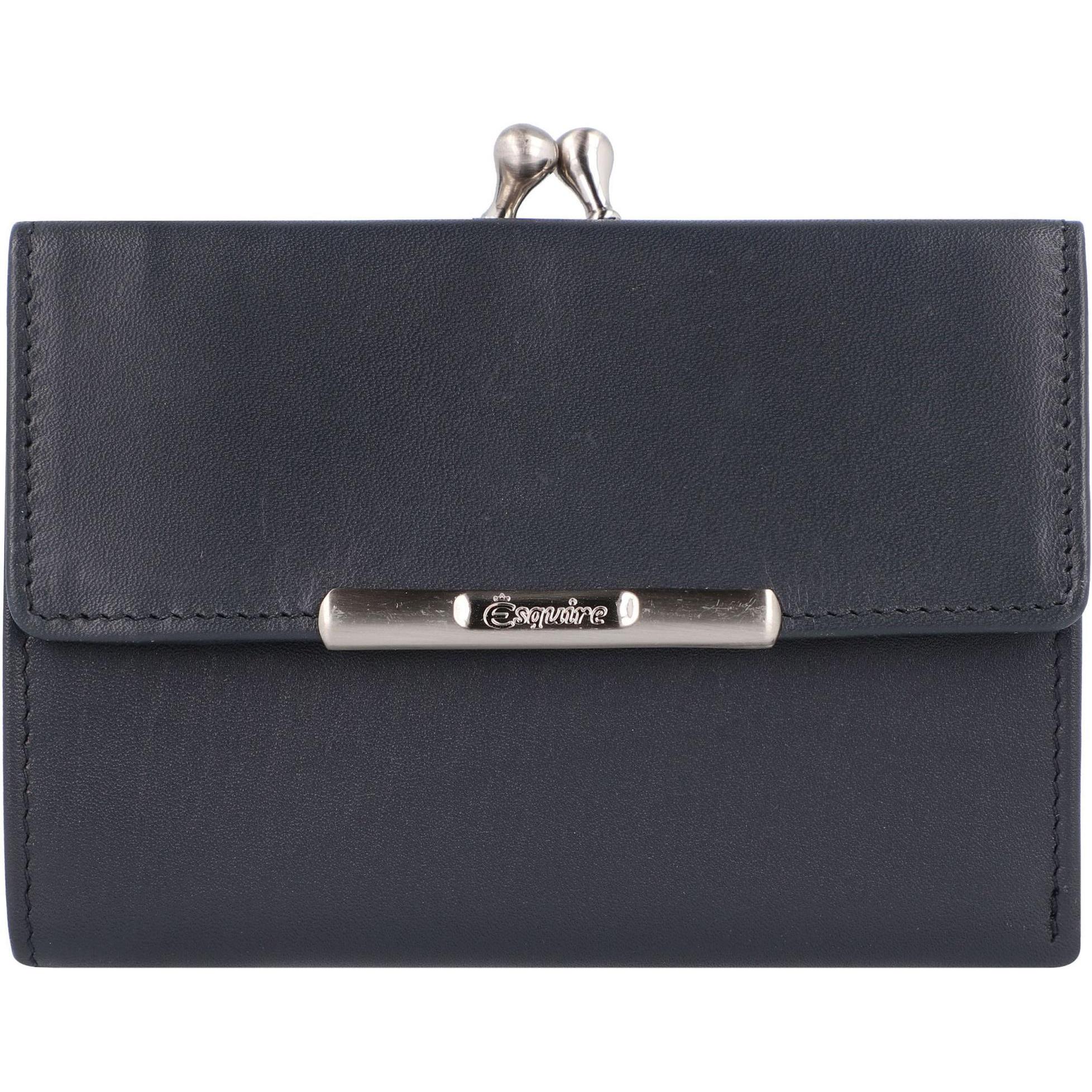 Esquire, Damen, Portemonnaie, Helena Geldbörse Leder 12 cm, Blau