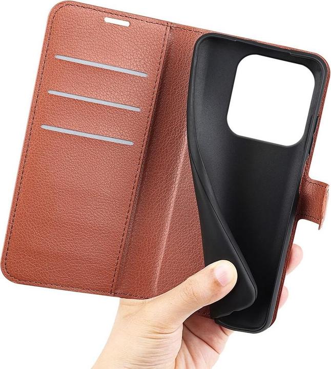 Produktbild Cover-Discount Xiaomi Redmi Note 14 4G - Leder Etui Hülle (Xiaomi Redmi Note 14)