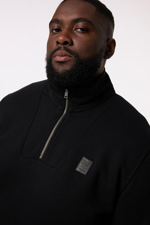 Image du produit Sthuge Pull en molleton, flocage, col camionneur avec fermeture zippée - jusqu'au 8 XL (8XL)