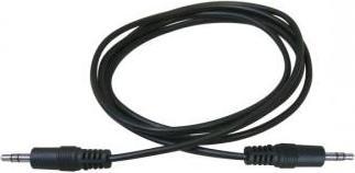 Produktbild Logo Audio Kabel Jack-Stecker (3.5mm) - Jack-Stecker (3.5mm), 1.5m, schwarz (1.50 m)