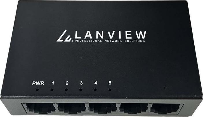 Productafbeelding Lanview Unmanaged 5 port Switch (5 ports)