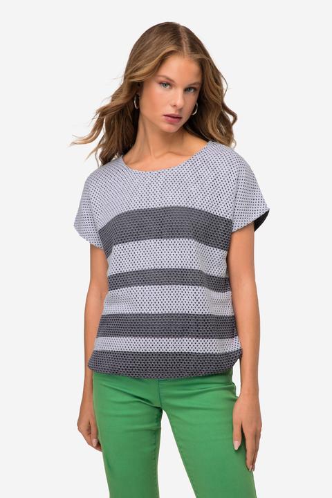 Actual product image Laurasøn Layered Net Cap Sleeve Sweatshirt (M)