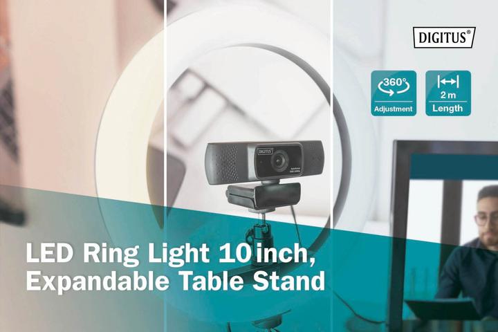 Produktbild Digitus SMZ Ringlicht mit Ständer (Ringlicht)