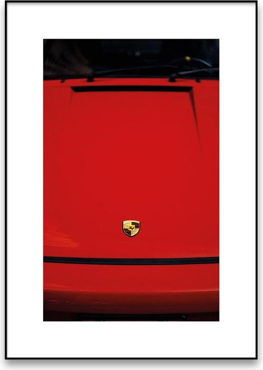 Produktbild Plakativ Porsche Rot Poster A2 (59.4 x 42 cm)