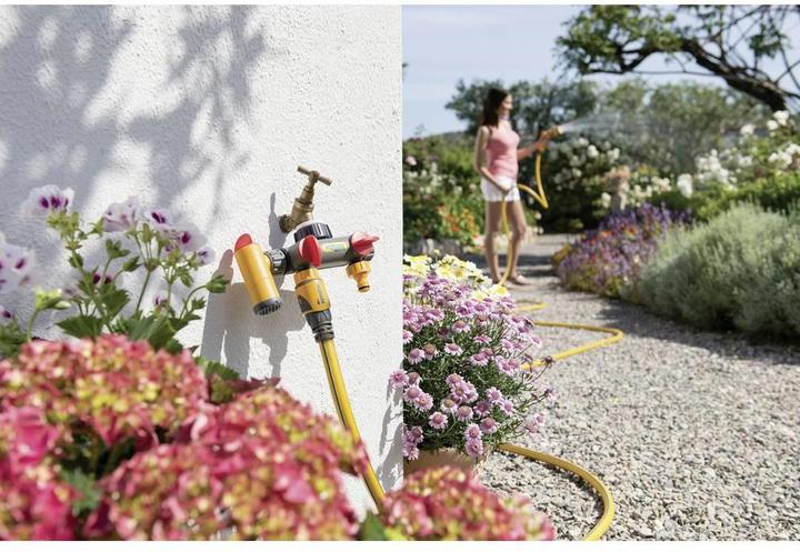 Immagine prodotto Hozelock Attacco e scarico del rubinetto a 2 vie FLOWMAX (Adattatore per rubinetto)