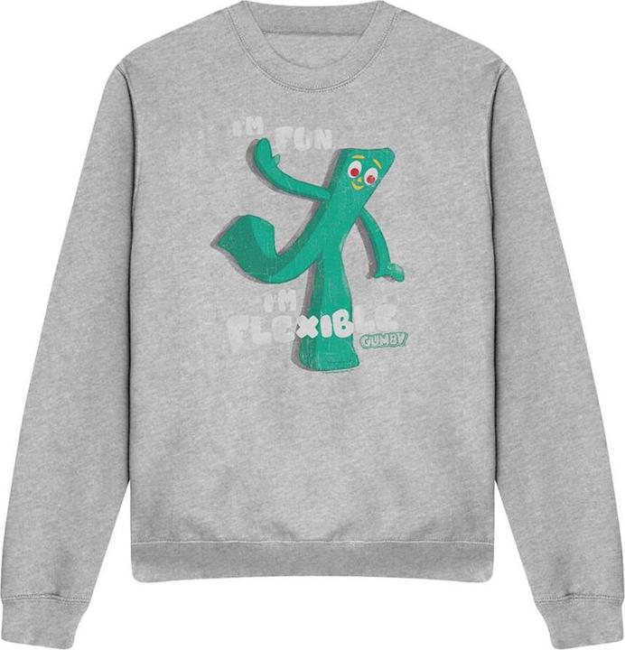 Produktbild Gumby I'm Flexible Sweatshirt meliert (M)