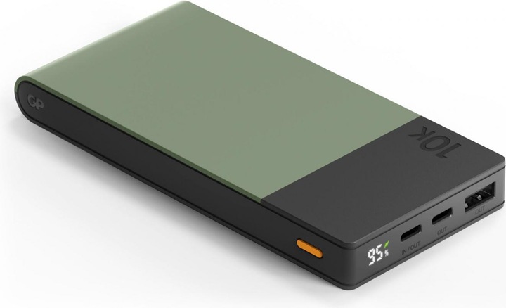 Produktbild GP Batteries GP PowerBank M2+ 10C 10000mAh 2xUSB-C/1xUSB-A grün LED-Anzeige (10000 mAh, 22.50 W, 37 Wh)