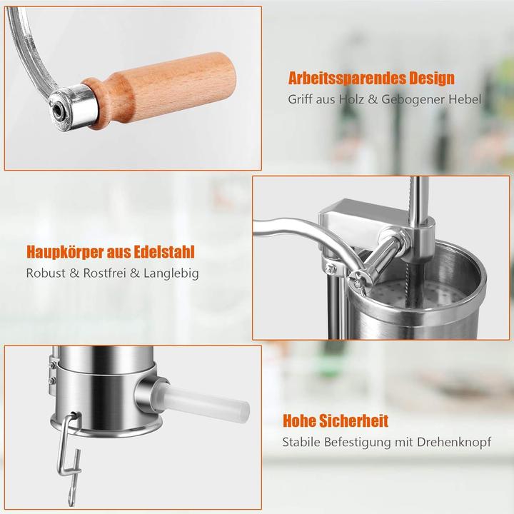 Produktbild Goplus Wurstfüller mit 4 Füllrohren