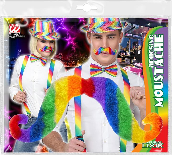 Produktbild Widmann Schnauz Rainbow