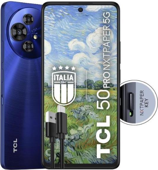 Produktbild TCL 50 Pro NxtPaper (512 GB, Midnight Blue, 6.80", Dual SIM, 108 Mpx, 5G)