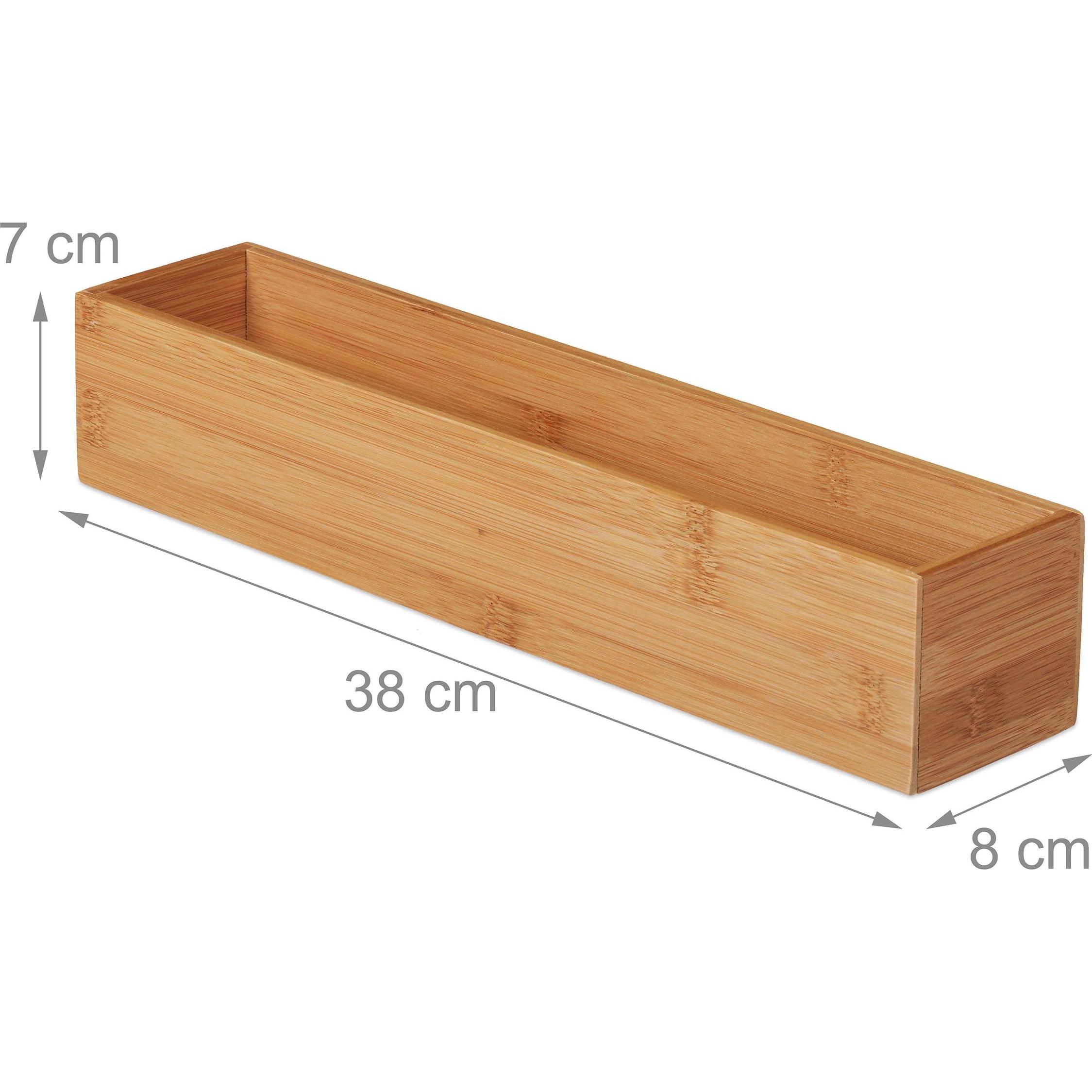 Thumbnail - Relaxdays, Badaufbewahrung, Bambusbox