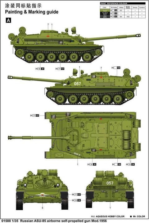Image du produit Trumpeter ASU-85 arme autopropulsée aéroportée Mod.