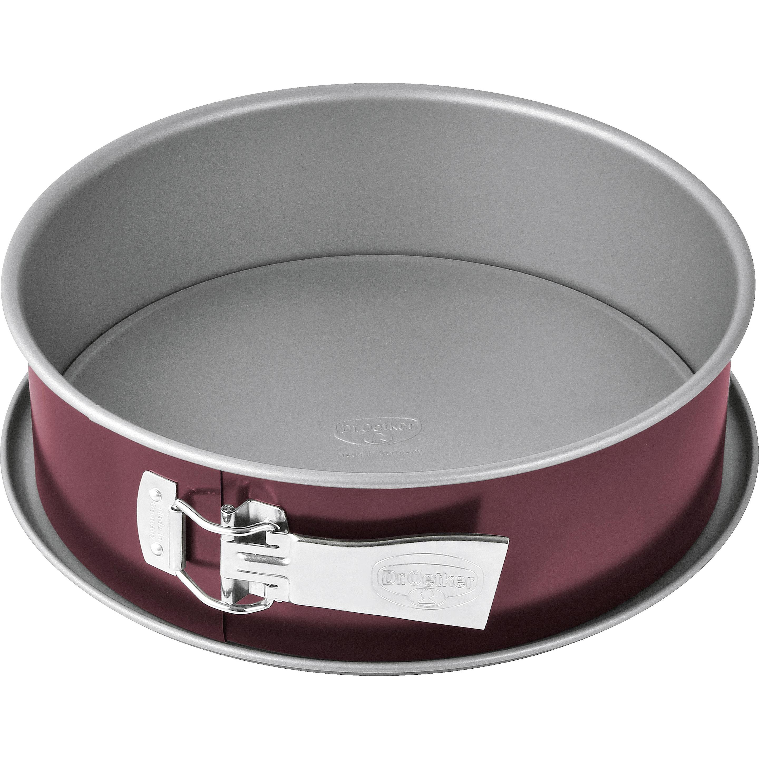 Dr. Oetker Springform Bicolor, Backform, Grau, Rot
