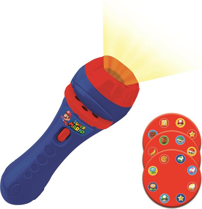 Actual product image Lexibook Super Mario Story Projector and Flashlight