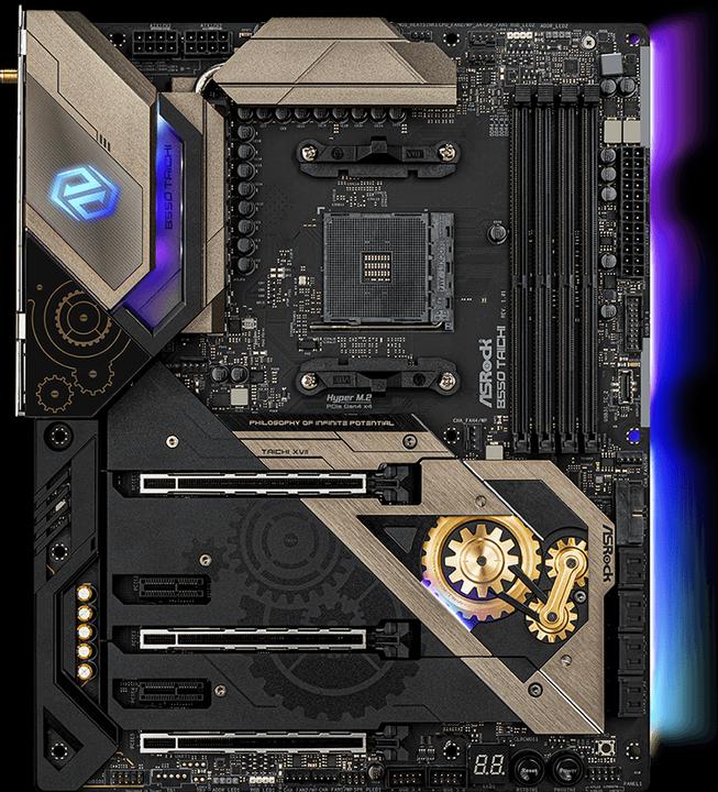 Actual product image AsRock B550 Taichi (AM4, AMD B550, ATX)
