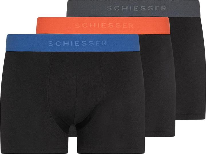 Actual product image Schiesser 3er Pack 95/5 Organic Cotton Retro Short / Pant (pack of 3)