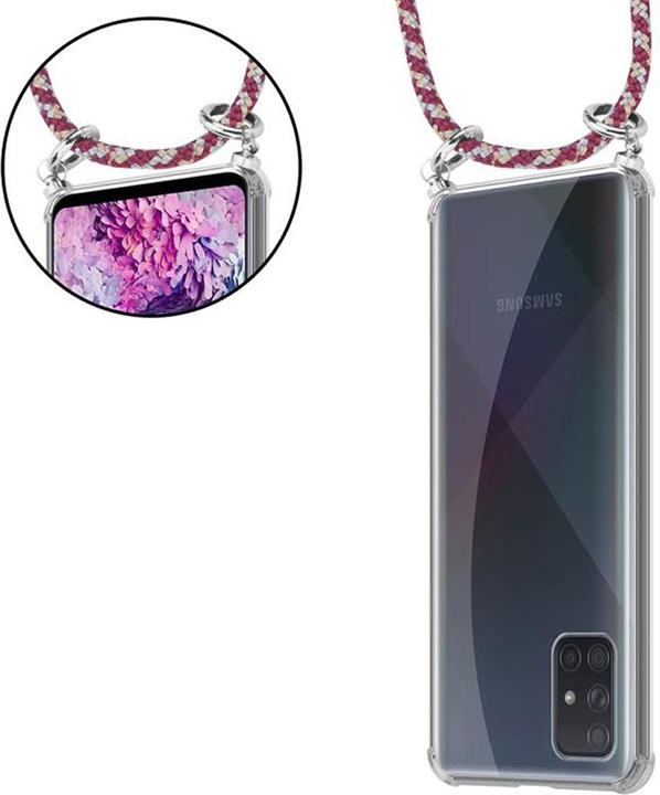 Produktbild Cadorabo TPU Handy Kette SILBER Cover