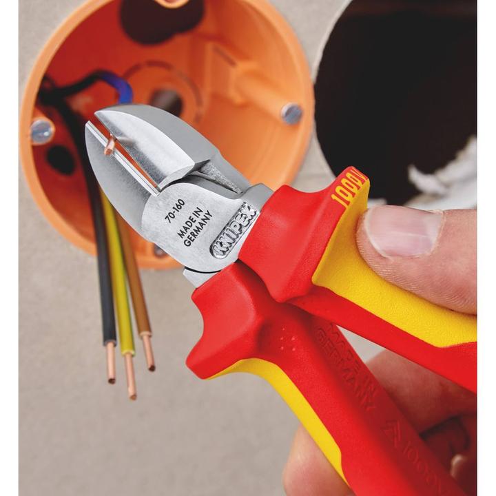Actual product image Knipex Diagonal Cutter 70 06 160 SB (160 mm)