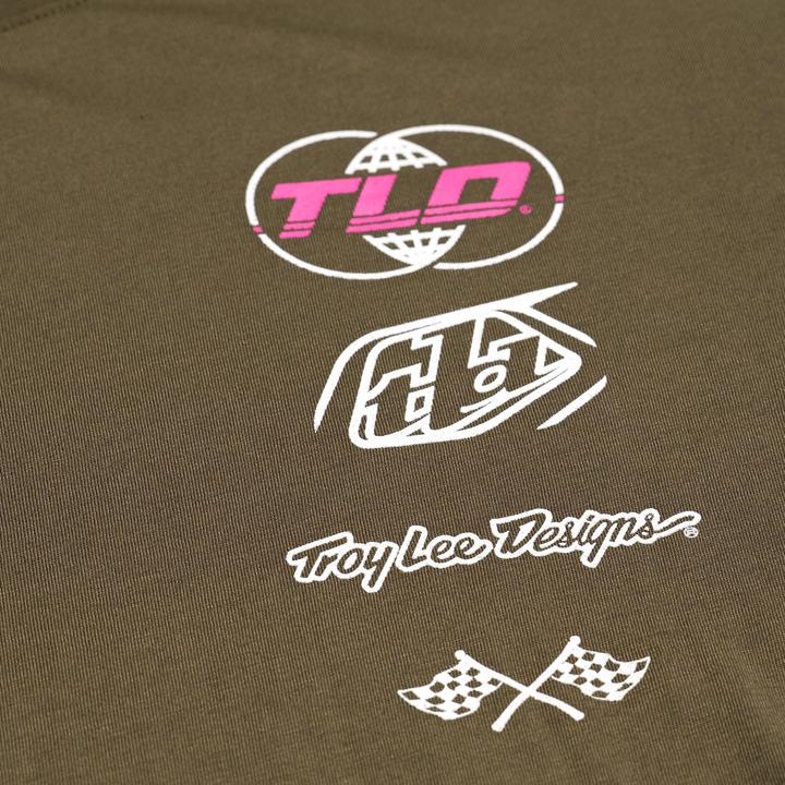 Actual product image Troy Lee Designs Skyline LS Ride Tee, Worldwide, caper, S (S)