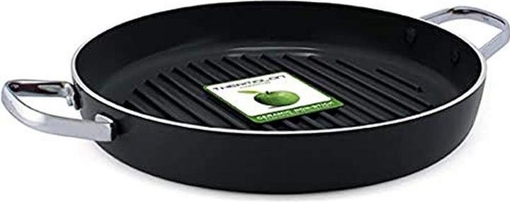Greenpan Essentials Keramische Grillpan - 28 cm - PFAS-vrij - Inductie (Grillpfanne, Aluminium)