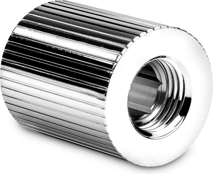 Actual product image EKWB EK-Quantum Torque G1/4 inch extension straight MF 28 - Nickel