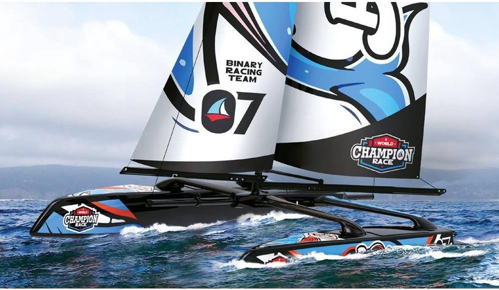 Actual product image Amewi Binary V3 - Catamaran sailboat 40 cm, 2.4GHz
