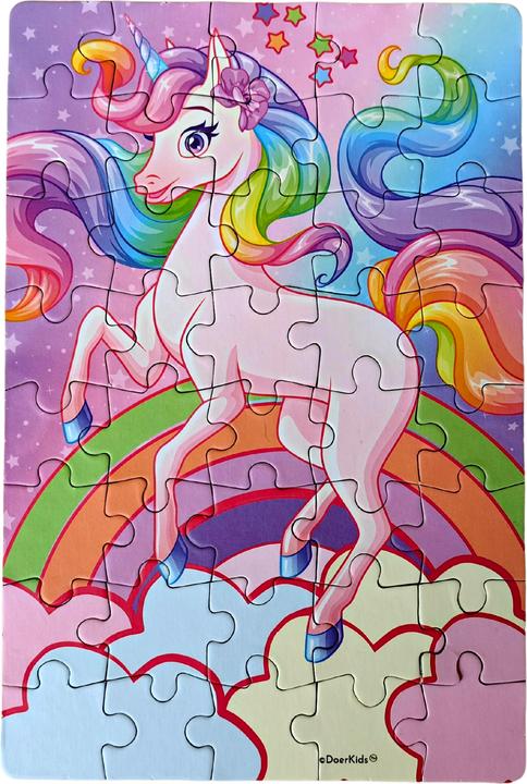 Produktbild DoerKids Mini Puzzle Einhorn 40 Stk. (40 Teile)