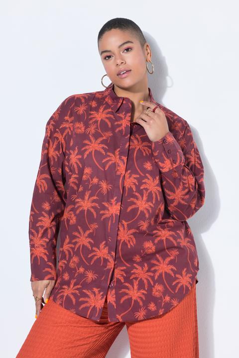Produktbild Studio Untold Hemdbluse, Oversize Shape, Palms-Print (46, 48)