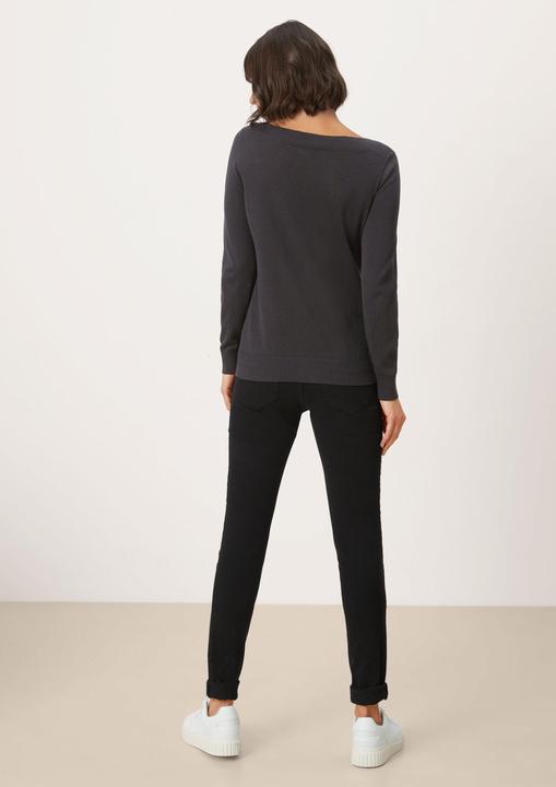 Produktbild S.Oliver Strickpullover Pullover mit U-Boot-Ausschnitt (48)
