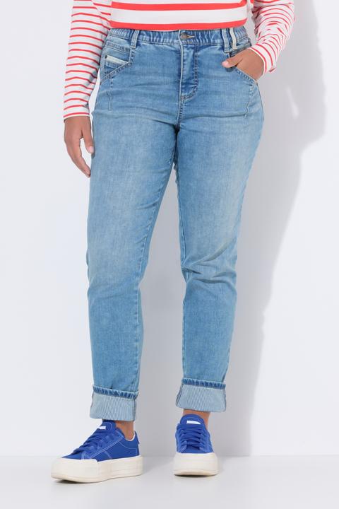 Actual product image Laurasøn Striped Cuff Jeans (52)
