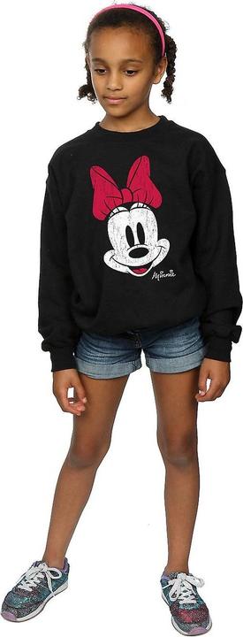 Immagine prodotto Disney Felpa da ragazza in cotone con volto di Minnie Mouse (128)