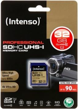 Produktbild Intenso SDHC Card (32 GB, SDHC, U1, UHS-I)