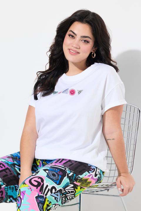 Immagine prodotto Angel of Style T-Shirt, Komfort Fit, verzierte Smileys (52)