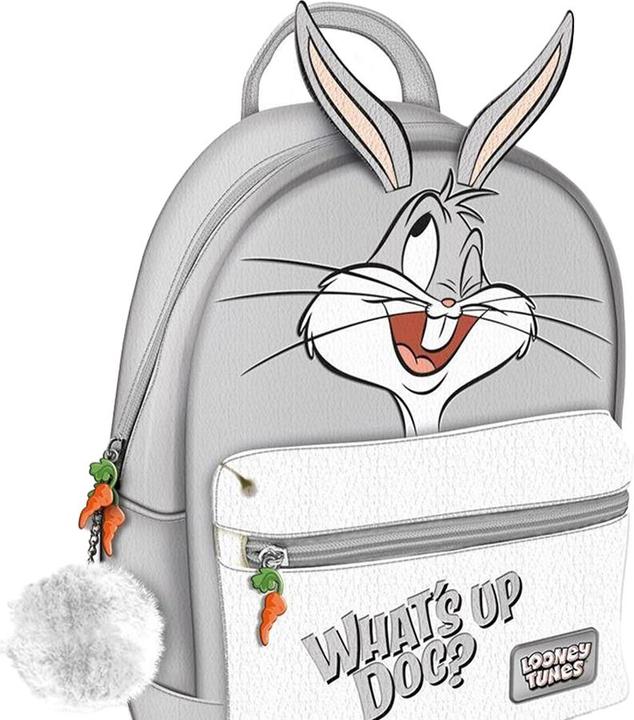 Actual product image Looney Tunes Whats Up Doc Bugs Bunny Backpack