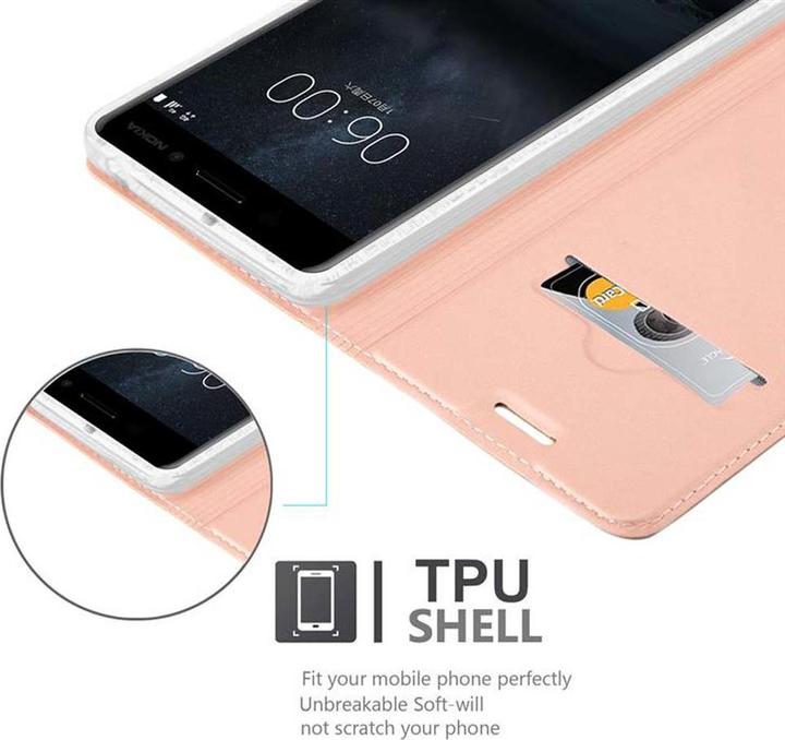 Actual product image Cadorabo Book Classy Style Cover (Nokia 6)
