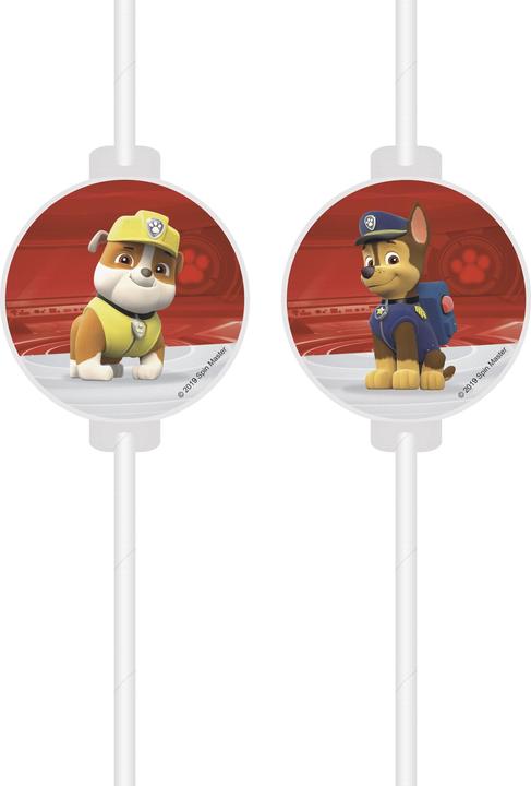 Image du produit Procos Paw Patrol : pailles Rubble et Chase