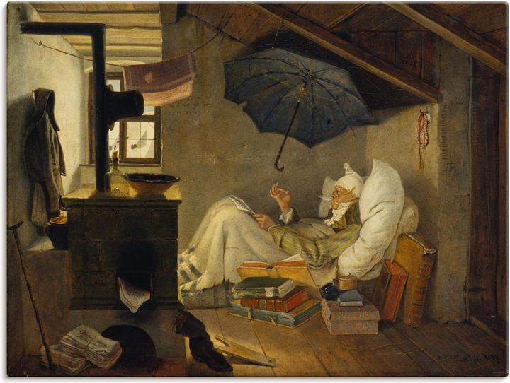 Actual product image Artland The poor poet. 1839 T7XF (60 x 45 cm)