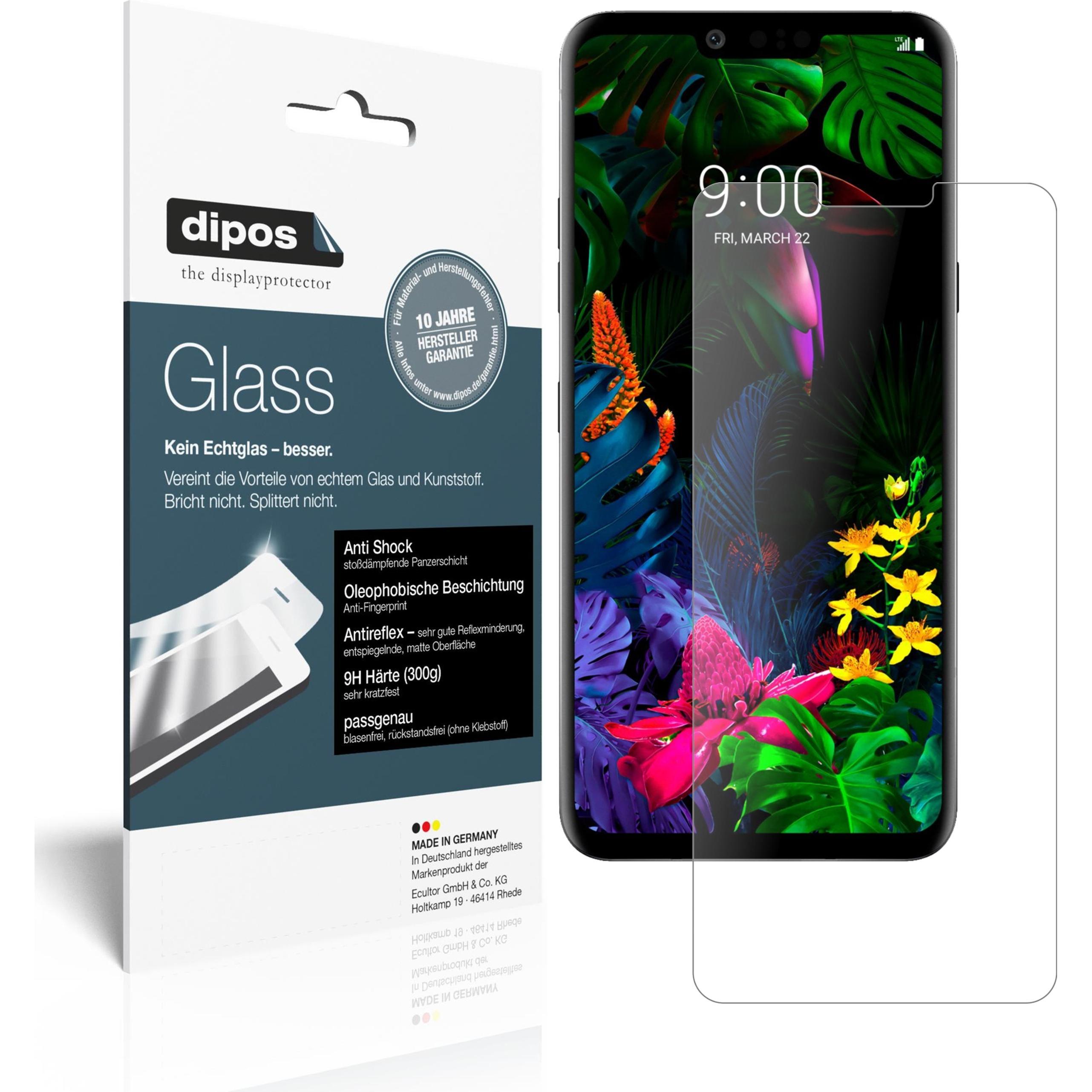 Dipos Displayschutz Anti-Shock (1 Stück, LG G8 ThinQ), Smartphone Schutzfolie, Transparent