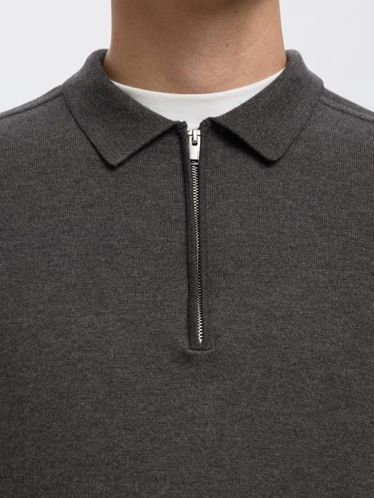 Produktbild Selected Homme Strick Langarm-Poloshirt (XXL)