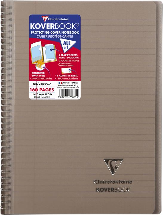 Produktbild Clairefontaine Koverbook (A4, Liniert, Weicher Einband)