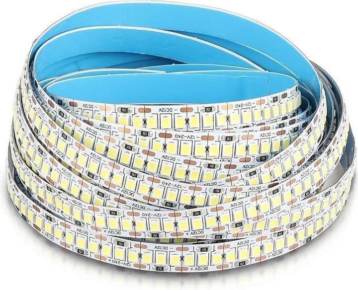 Immagine prodotto V-TAC VT2835 Striscia LED SMD2835 240 LED High Lumen 3000K IP20 5m (Bianco caldo, 500 cm, Interno)